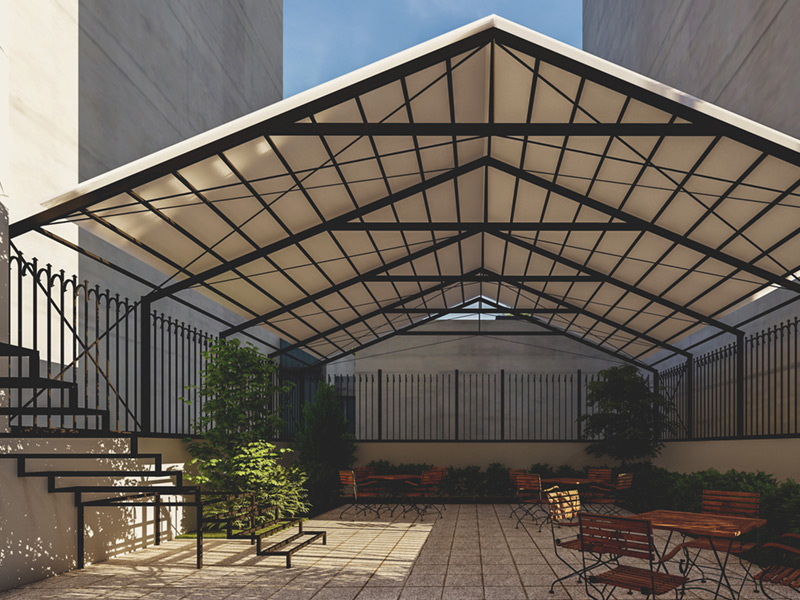 طراحی و اجرای پوشش سقف