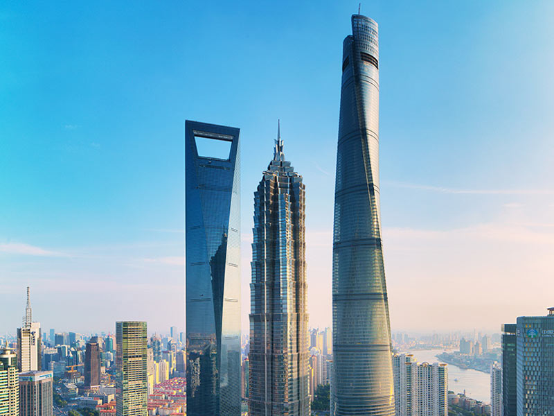 طراحی معماری برج شانگهای