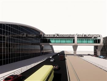 طراحی تابلو تبلیغاتی فرودگاه امام خمینی